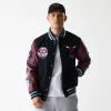 New Era NBA Chicago Bulls Patch Varsity Jacket Black