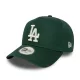 New Era 9FORTY Los Angeles Dodgers League Essential E-Frame Cap Dark Green ONE