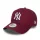 New Era 9FORTY New York Yankees League Essential E-Frame Cap Frosted Burgundy
