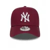 New Era 9FORTY New York Yankees League Essential E-Frame Cap Frosted Burgundy