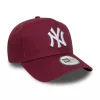 New Era 9FORTY New York Yankees League Essential E-Frame Cap Frosted Burgundy