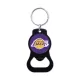 WinCraft - NBA Black Bottle Opener Key Ring - Los Angeles Lakers MC