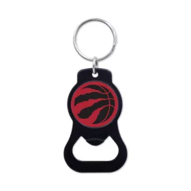   WinCraft - NBA Black Bottle Opener Key Ring - Toronto Raptors MC