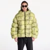 Karl Kani Sport Patch Square Quilted Tie Dye Puffer Jacket Lime Green