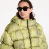 Karl Kani Sport Patch Square Quilted Tie Dye Puffer Jacket Lime Green