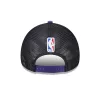 New Era Los Angeles Lakers NBA City Edition Yellow 9Forty A-Frame Trucker Adjustable Cap Black ONE