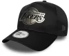 New Era 9FORTY Aframe NBA Metallic Los Angeles Lakers Cap Black