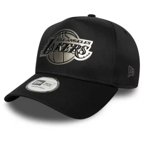   New Era 9FORTY Aframe NBA Metallic Los Angeles Lakers Cap Black