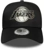 New Era 9FORTY Aframe NBA Metallic Los Angeles Lakers Cap Black