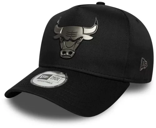 New Era 9FORTY Aframe NBA Metallic Chicago Bulls Cap Black ONE
