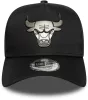 New Era 9FORTY Aframe NBA Metallic Chicago Bulls Cap Black ONE