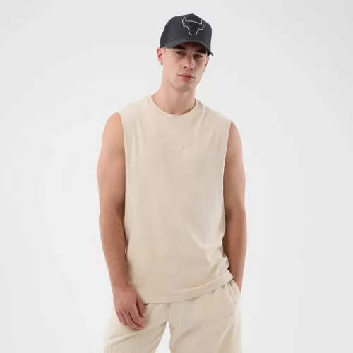 New Era NBA Chicago Bulls Core Plus Vest Light Beige