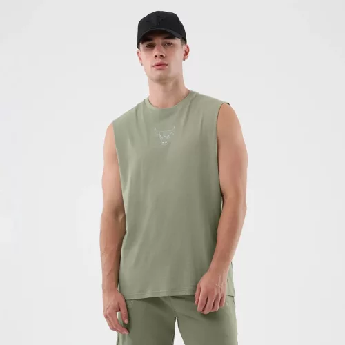 New Era NBA Chicago Bulls League Essential Vest Pastel Green XXL