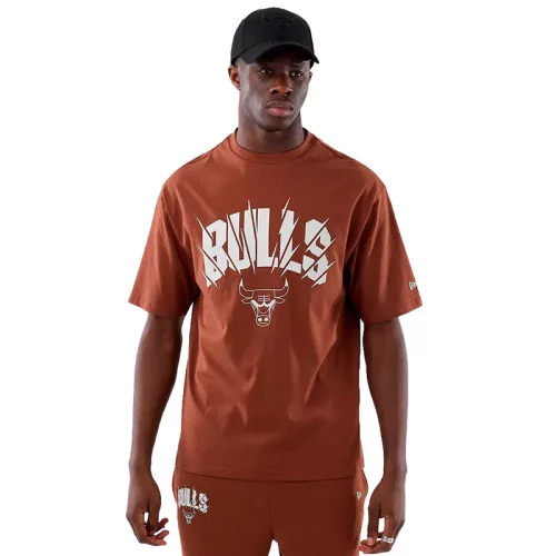 New Era NBA Core Plus Chicago Bulls Tee Brown XXL