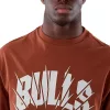 New Era NBA Core Plus Chicago Bulls Tee Brown XXL