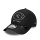 New Era MLB New York Yankees 9FORTY Apex Adjustable Cap Graphic Black