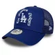 New Era 9FORTY A-Frame Trucker Snapback Cap Blue ONE