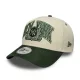 New Era MLB New York Yankees 9FORTY E-Frame Adjustable Cap Suede Cream & Green
