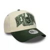 New Era MLB New York Yankees 9FORTY E-Frame Adjustable Cap Suede Cream & Green