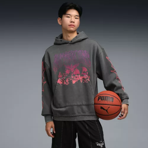 Puma LaMelo World Tour-nament Hoodie Dusky Gray XXL