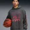 Puma LaMelo World Tour-nament Hoodie Dusky Gray XXL