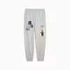 Puma Hooptopia Graphic Sweatpants Light Gray Heath XL
