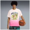 Puma ATW Dylan II Oversized Basketball Tee Jasmine Flower-Posie Pink