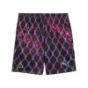 Puma Melo Asteriks Printed Mesh 7" Basketball Shorts Purple L