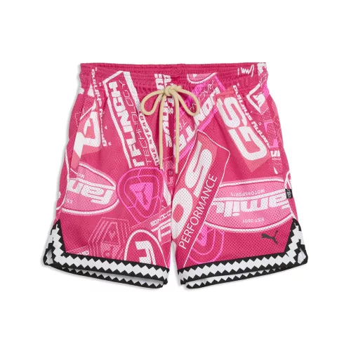 Puma X Fast & Furious Rev. Mesh Short 6In Pink
