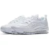 NIKE AIR MAX 98 WHITE/PURE PLATINUM-BLACK-REFLECT SILVER