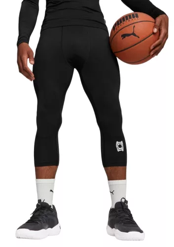 PUMA HOOPS TEAM 3/4 TIGHT BASELAYER BLACK S