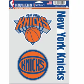WinCraft - NBA Multi Use 3 Fan Pack Decal New York Knicks MC