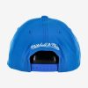MITCHELL & NESS DALLAS MAVERICKS TEAM GROUND REDLINE STRETCH SNAPBACK LIGHT BLUE