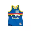 Mitchell & Ness Authentic Jersey Authentic Jersey NBA 91-92 Dikembe Mutombo 55 BLUE