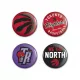 WinCraft - NBA Button 4 Pack - Toronto Raptors MC ONE