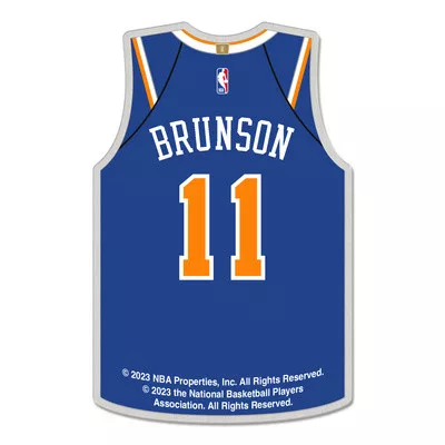 WinCraft - NBA Collector Pin Jewelry Card Jalen Brunson - New York Knicks MC