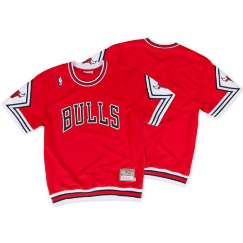 Mitchell & Ness NBA 1987-88 Authentic Shooting Shirt Chicago Bulls Red