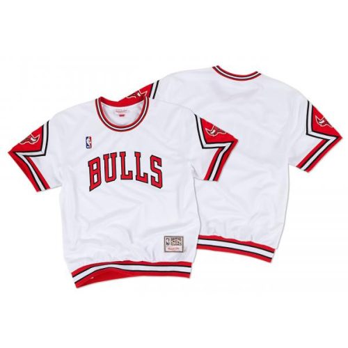 Mitchell & Ness NBA 1987-88 Authentic Shooting Shirt Chicago Bulls White