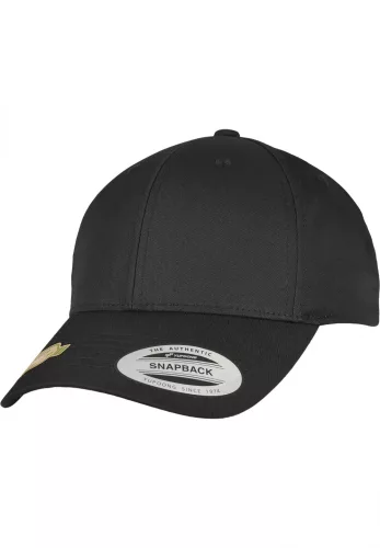 FLEXFIT RECYCLED POLY TWILL SNAPBACK BLACK
