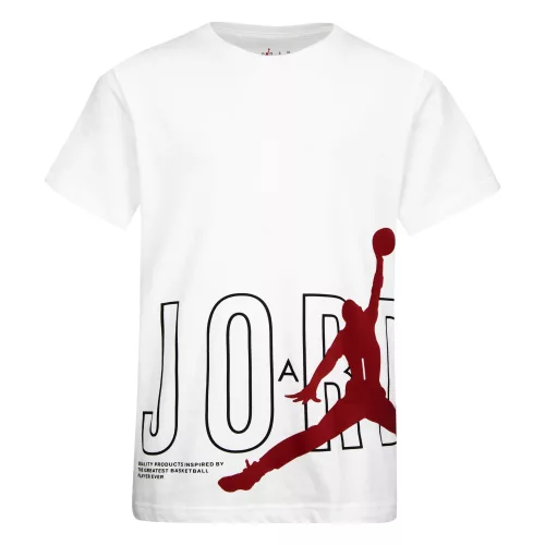 JORDAN BRAND BOYS AIR UTILITY TEE WHITE/WHT