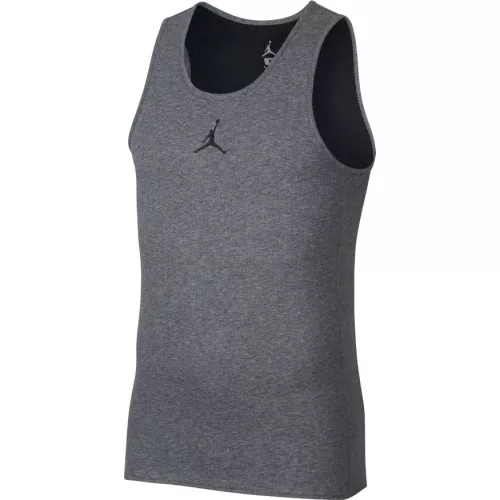 JORDAN RISE BASKETBALL TANK CARBON HEATHER/BLACK