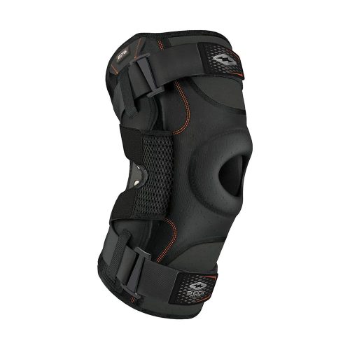 SHOCK DOCTOR ULTRA KNEE SUPPORT WITH BILATERAL HINGES BLACK