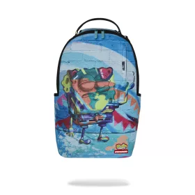 Sprayground Painted Spongebob Backpack Blue