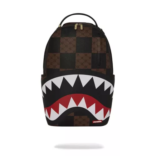 Sprayground Enlarged Checks Paris Backpack Brown ONE