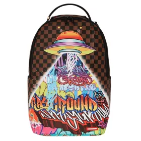 Sprayground Alien Writers Dlxsv Backpack Brown