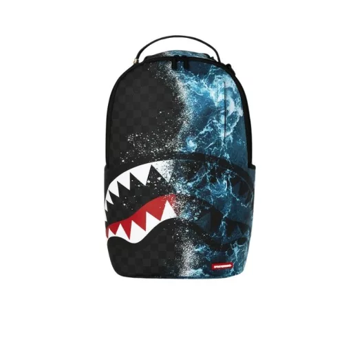 Sprayground Split Ocean Deep Backpack Blue ONE