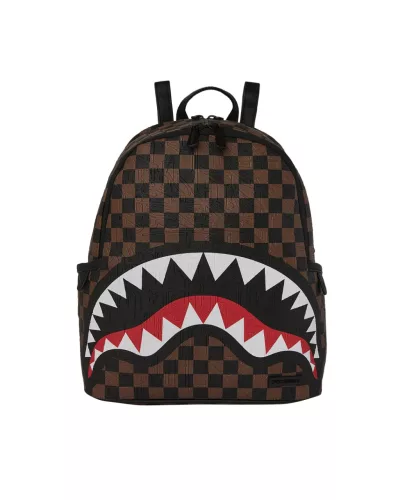 Sprayground Check 2 Emboss Savage Backpack Brown