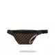 Sprayground Check 2 Emboss Savvy Crossbody Brown