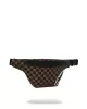 Sprayground Check 2 Emboss Savvy Crossbody Brown ONE