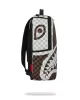 Sprayground Cream And Brown Tear Check Backpack Brown ONE